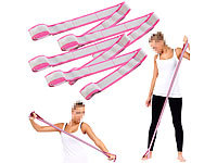 Speeron 4er-Set Fitnessbänder  Gummibänder mit Handschlaufen, 85 cm