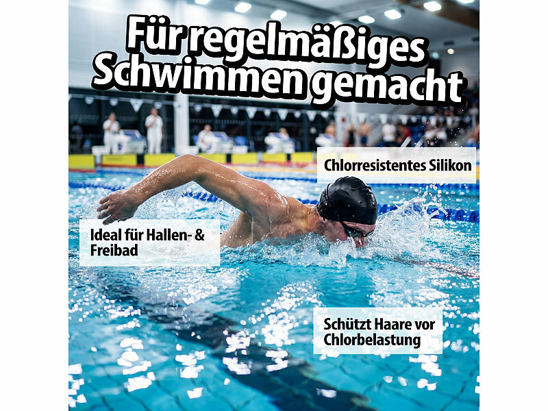 ; Wasserdichte Kinder-Badekappe mit UV-Schutz und Anti-Rutsch-Noppen Wasserdichte Kinder-Badekappe mit UV-Schutz und Anti-Rutsch-Noppen 