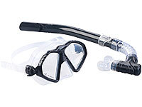Speeron Schnorchel-Set für Erwachsene, Taucherbrille mit gehärteten Gläsern; Planschbecken Planschbecken Planschbecken 