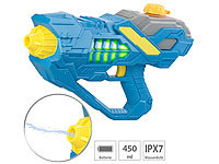 Speeron Batteriebetriebene Wasser-Spritzpistole mit LED-Lichteffekt, 450 ml; Wasserpistolen Wasserpistolen Wasserpistolen 