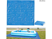 Speeron XL-Poolunterlage für aufblasbare Swimmingpools, 490 x 490 cm; Planschbecken 